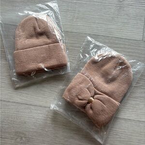 Newborn Beanie Set for Boy and Girl